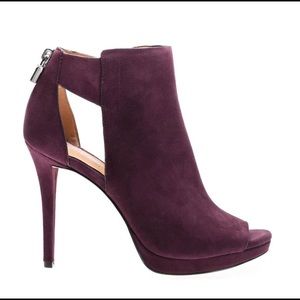 Michael kors black Mira open toe heel